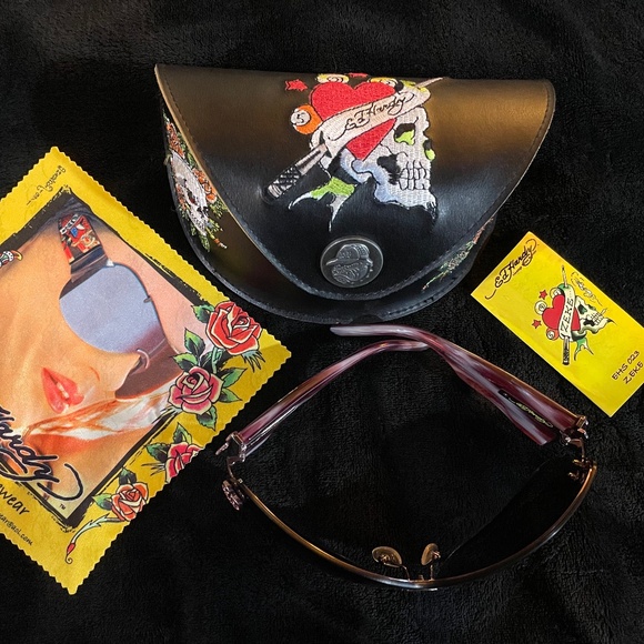 Rare Vintage Ed Hardy Sunglasses